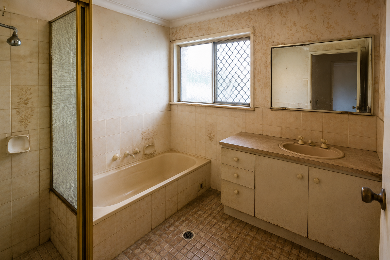 Bathroom renovation — existing